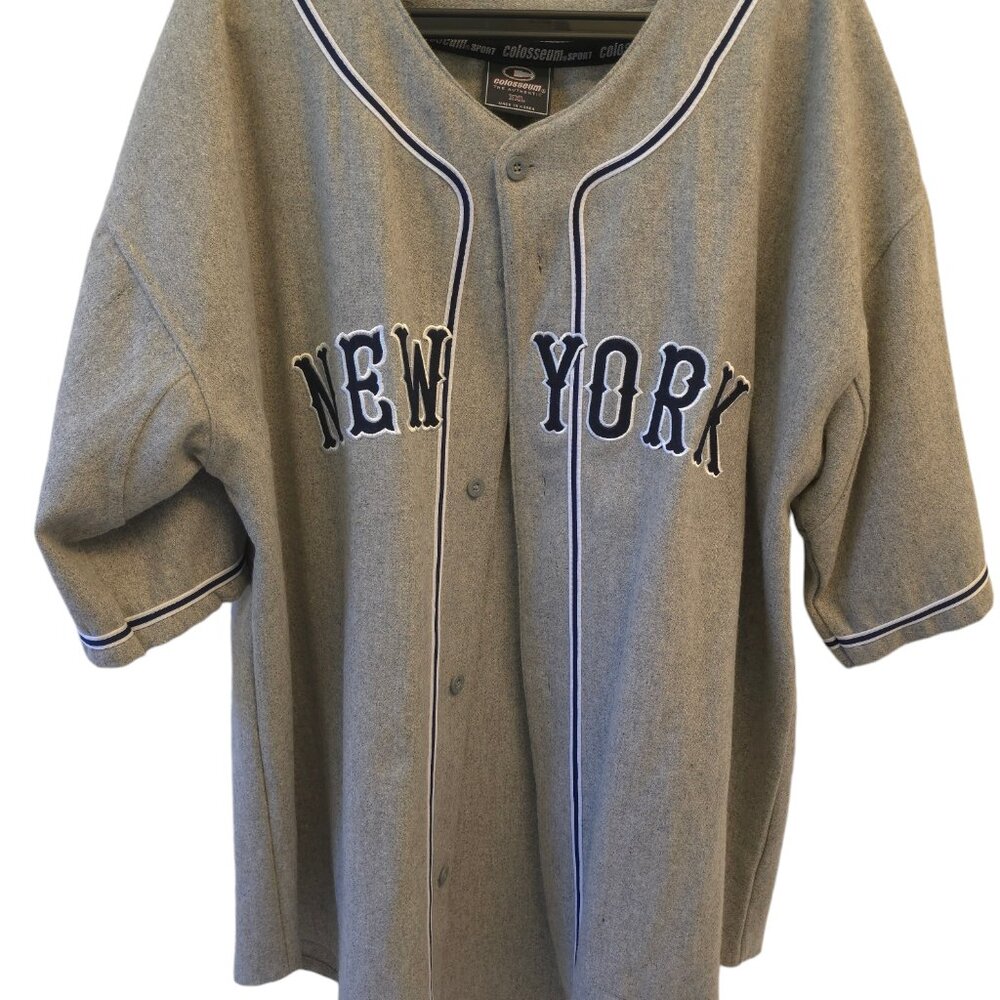 Men's Button Front Baseball Jersey - image 1